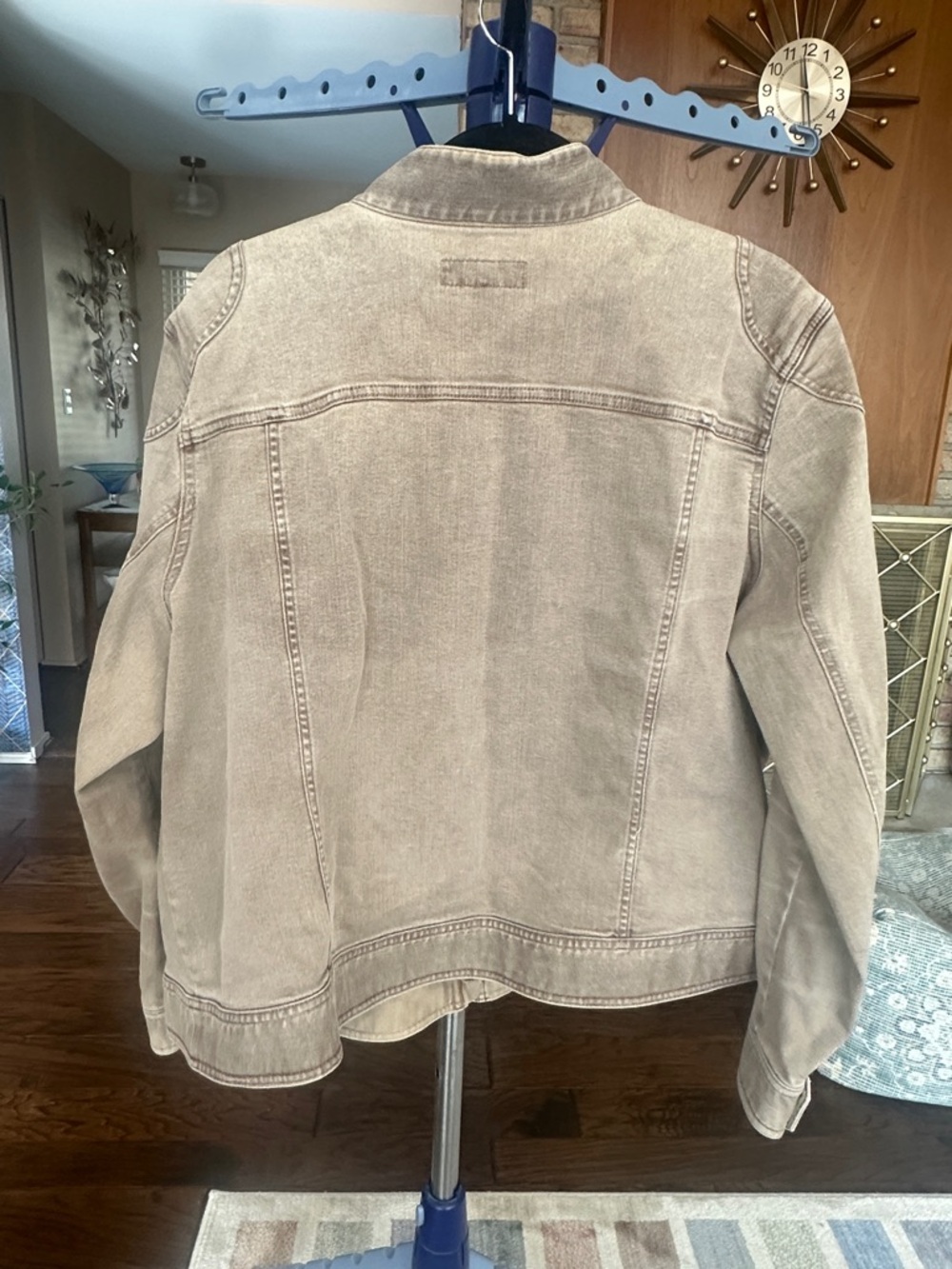 Lauren Jeans Co. Ralph Lauren Tan Denim Jacket 22W - Picture 5 of 6